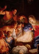 Guido Reni Adoration of the shepherds painting